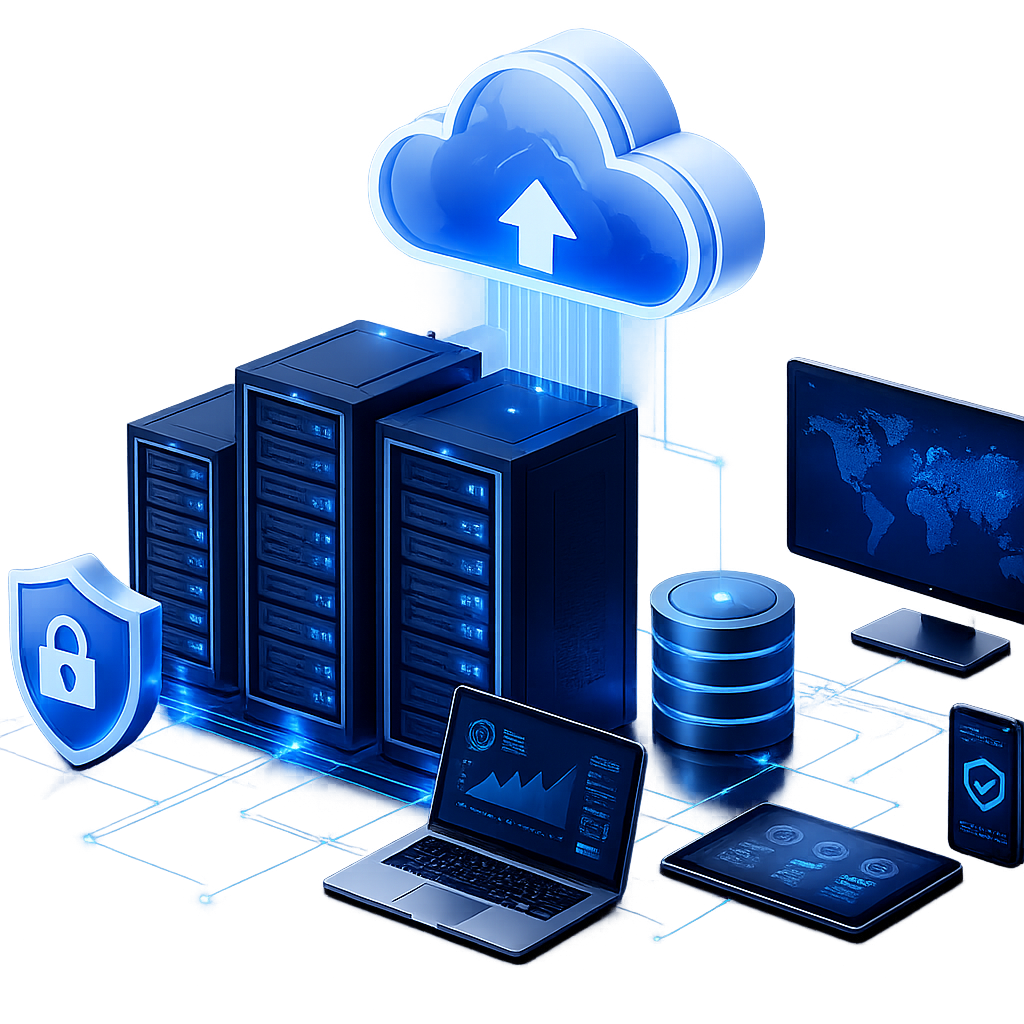 IT infrastructure hero visual
