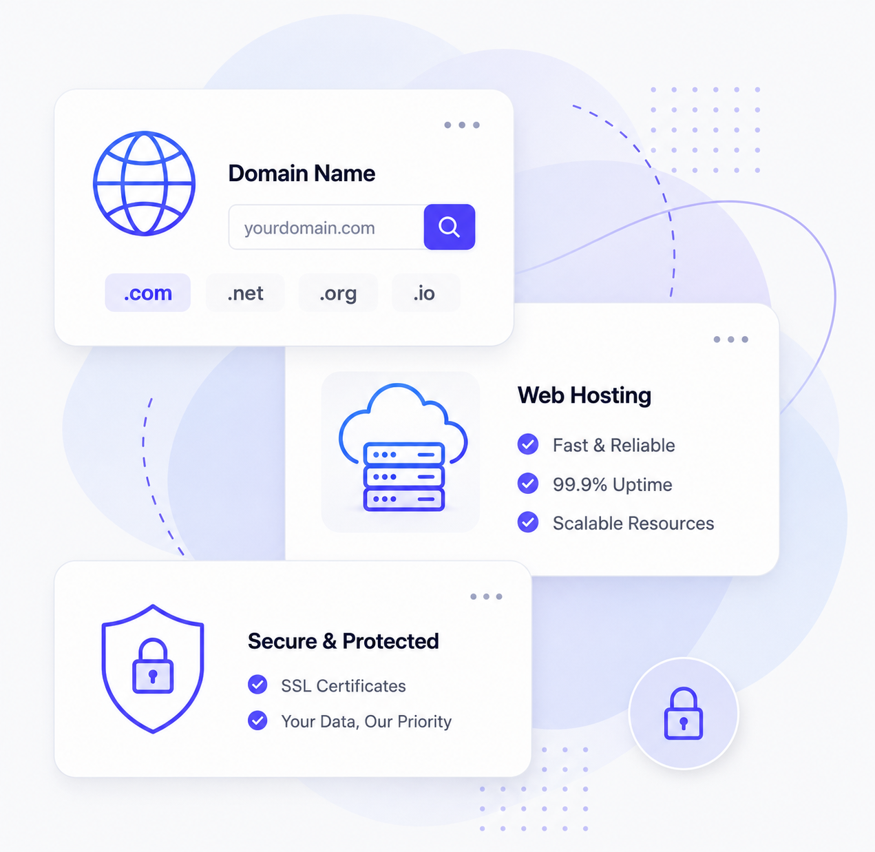Domain and hosting FAQ image