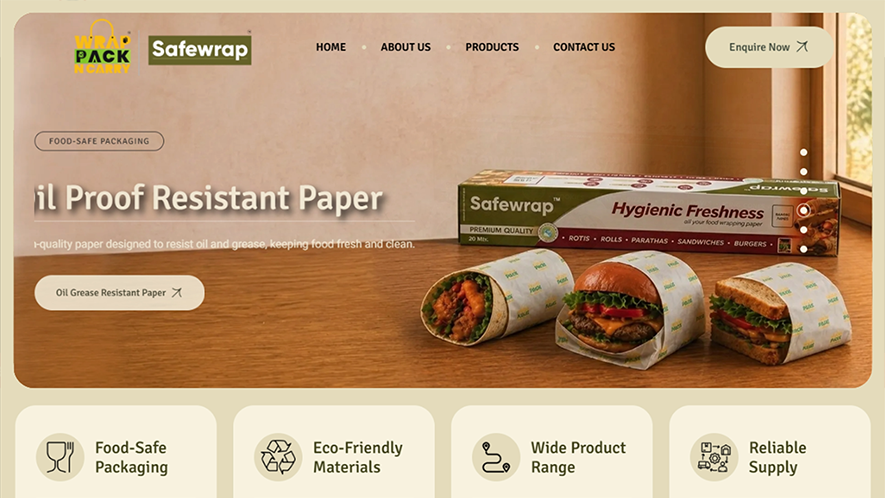 Premium landing page portfolio project
