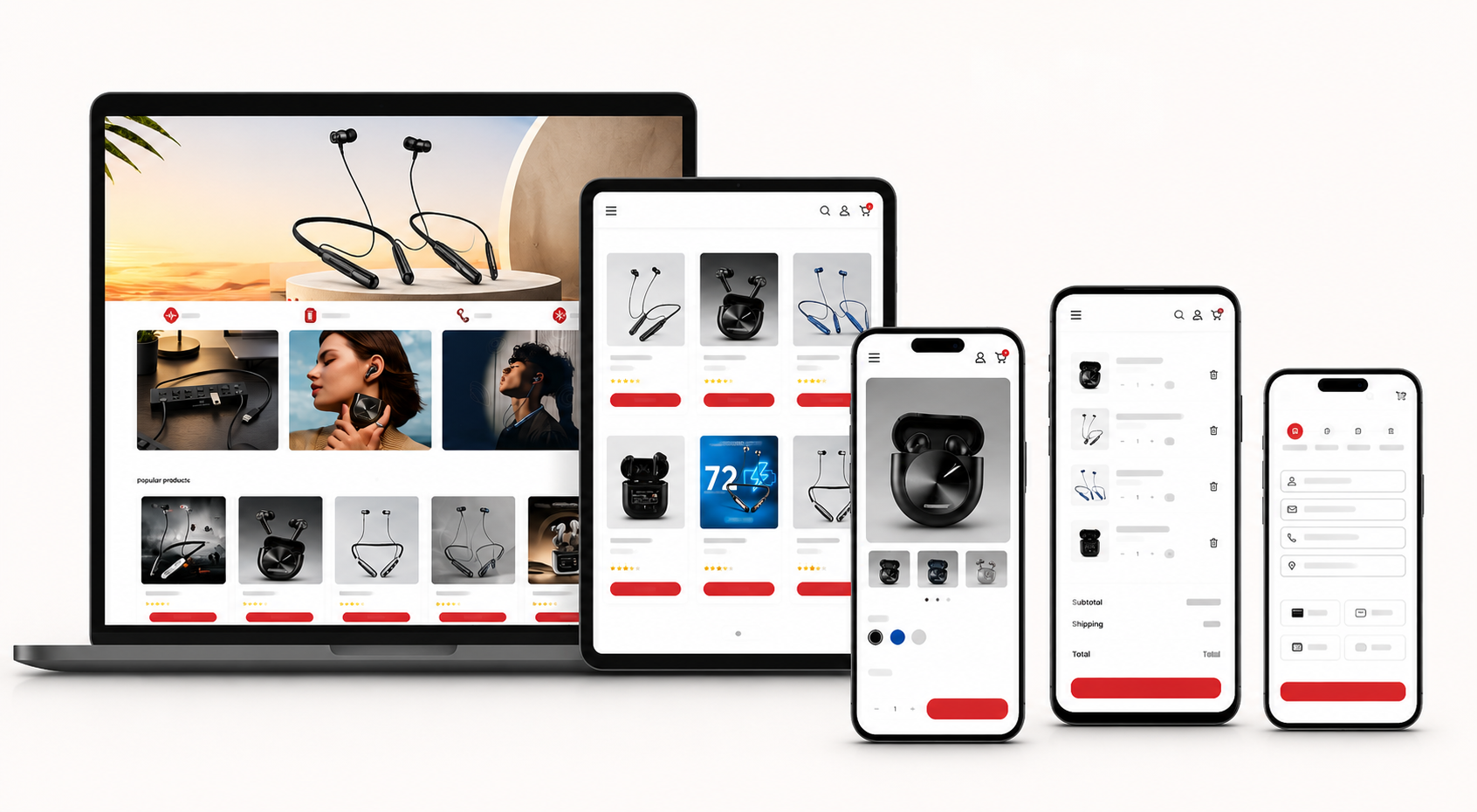 Sapphire website premium homepage preview
