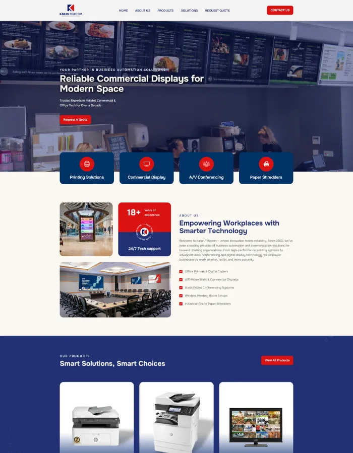 Karantelecom Shopify store